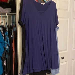 Green envelope navy Tunic or dress size 3x